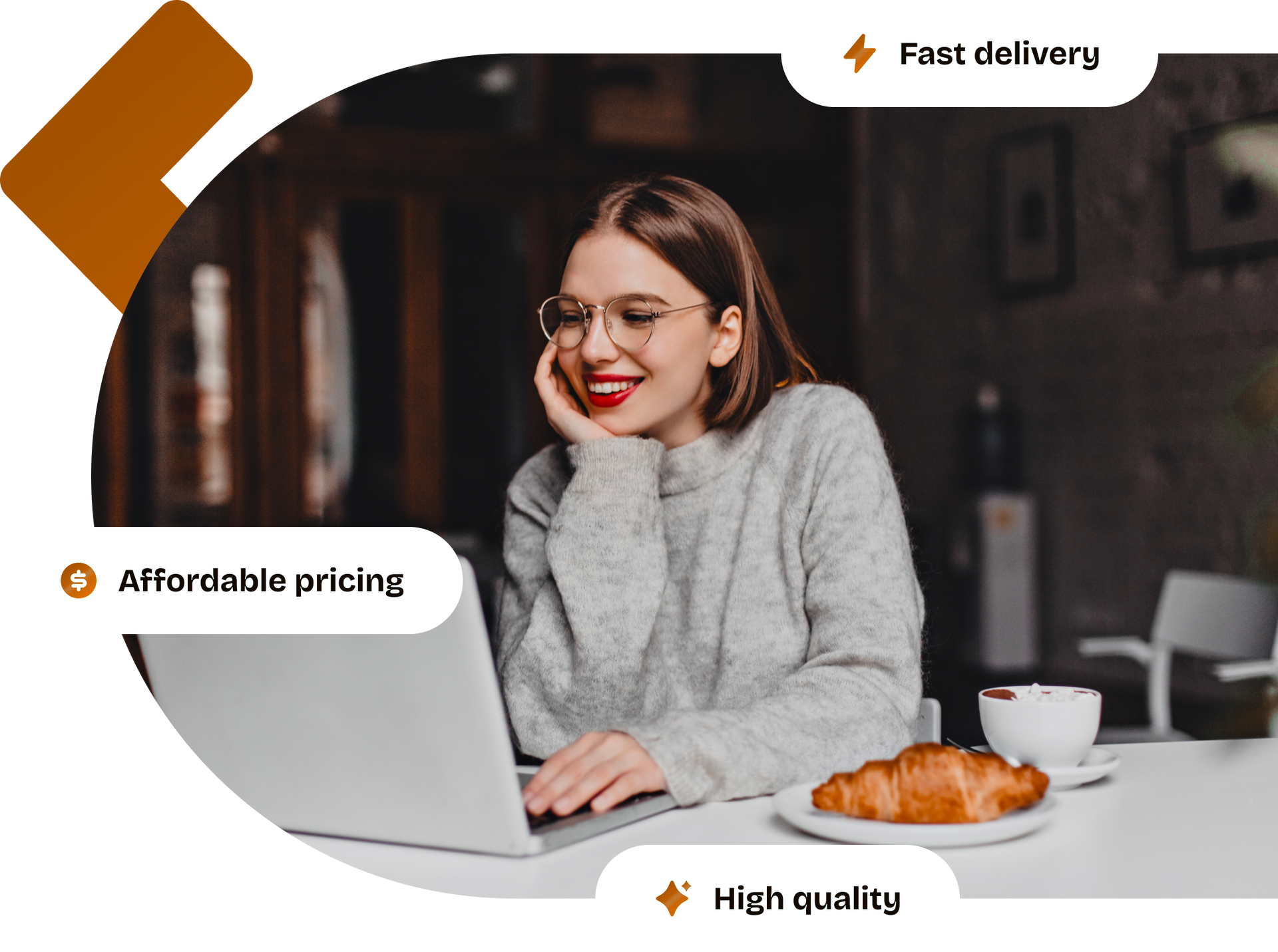 Customer working on her Sitekick website